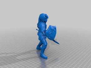 a lenda de zelda skyward sword link vídeo jogos figura nintendo estátua do jogo 3d print model - Mito3D