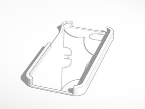 iphone 5 batman logo casecover mobil 5c 5s 3d print model - Mito3D
