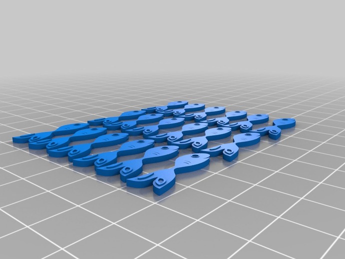 sciame di pesci giocattolo gioco accessori 3D print model - Mito3D