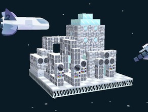 colony 57 space station toys games blokify bloks kids 3d print model - Mito3D