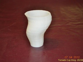 tornado-cup-container Skulpturen ansys Kunst 3d print model - Mito3D