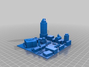 baltimore, maryland 3d impressão 3d print model - Mito3D