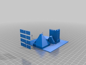 cópia de las vegas, micro-cidade 3d impressão 3d print model - Mito3D