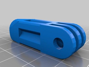 gopro varilla de 10mm la cámara personalizado 3d print model - Mito3D