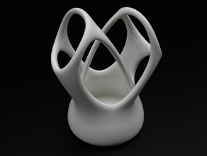 siamese orchidea arredamento 3d vaso 3d print model - Mito3D