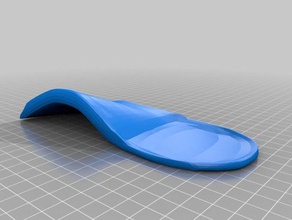 fak right foot orthotic insoles customizeable other customized 3d print model - Mito3D