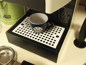 gaggia coffee drip tray raster Küche Essen 3d print model - Mito3D