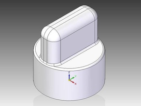 refrigerator magnet push pin v2 00 kitchen dining 3d print model - Mito3D