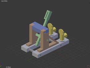 universal catapult seej games openscad toy wargaming 3d print model - Mito3D