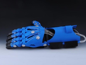gauntlet cyborg beast derivative other hand e-nable ivan owen jorge zuniga robohand 3d print model - Mito3D