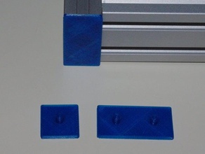 20 mm scanalatura a t i tappi 3d la stampante parti estrusione di alluminio 3d print model - Mito3D