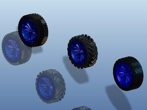 printable roda de carros rc rim molde borracha 3d impressão reprap 3d print model - Mito3D