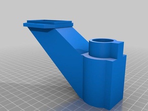 filastruder de montage vertical la goulotte déchargement 3d l'impression mur 3d print model - Mito3D