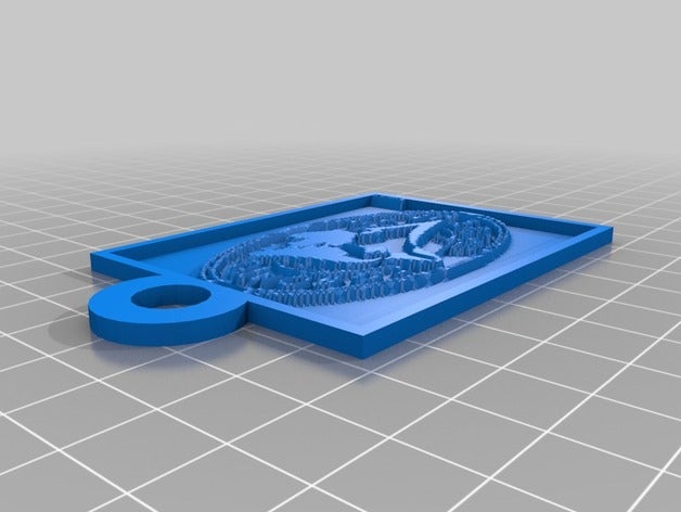 blue jays 2d art personalizzato 3D print model - Mito3D
