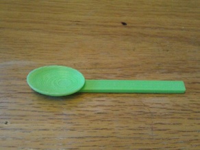 straw spoon -- kitchen dining 3d print model - Mito3D
