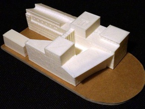 commissariat au 500&deg pour un groupe d&eacutetudiant buildings structures 3d print model - Mito3D