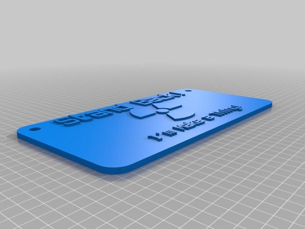 my makeathing sign signs logos customized 3D print model - Mito3D