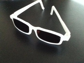 lunettes de soleil v1 3d print model - Mito3D
