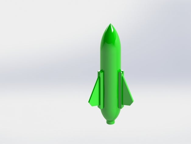 fusée de l'eau les jouets jeux la bouteille pop soude 3D print model - Mito3D