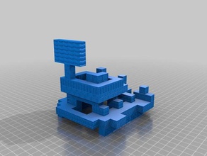 defender seas catamaran pirate ship toys games blokify bloks kids 3d print model - Mito3D