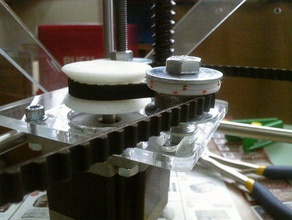rapman32 motor pulley moving washer 3d printer parts belt idling loud noise reprap slip 3d print model - Mito3D