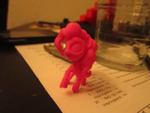 mlpfim pinkie pie alternativa pose a los animales pony 3d print model - Mito3D
