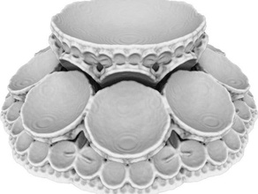 fractal hyper bowl math 3d print model - Mito3D