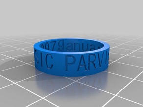 project ring 1 rings customized 3d print model - Mito3D