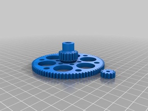 gear wheels test parts 3d print model - Mito3D