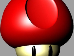 mario mushroom pluma de la olla organización 3d print model - Mito3D