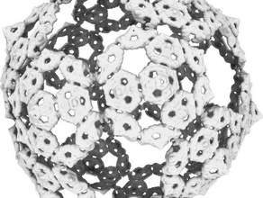 dodecahedral fraktal matematik dodecahedron hacimsel voxel 3d print model - Mito3D