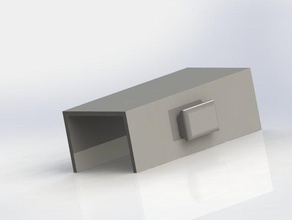 bifold door lock household supplies 3d print model - Mito3D