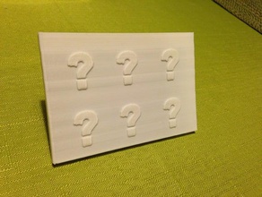 carte-cadeau de la voûte puzzles boîte le conteneur présent 3d print model - Mito3D