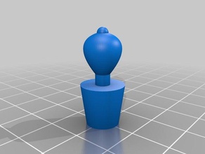 garrafa topper recipientes pac a cortiça rolha 3d print model - Mito3D