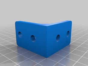 corner bracket household 3d print model - Mito3D