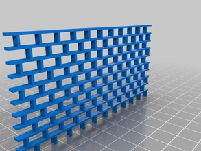 brickface buildings structures openscad 3d print model - Mito3D