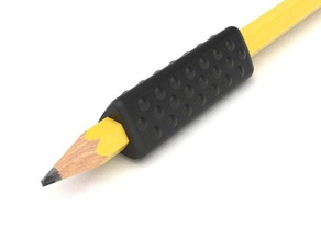 penna impugnatura in materiale flessibile di stampa office ninjaflex ninja flex la matita schizzi 3d print model - Mito3D