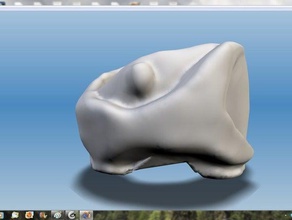ricciola pesce anello sculture pneumatico swing 3d print model - Mito3D