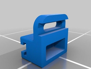 Werkzeug-post-block Inhaber - Boxen post mount Werkzeug-Halter 3d print model - Mito3D