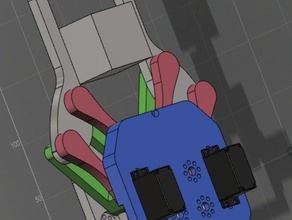 bloco de garra dupla servo robótica ftc 3d print model - Mito3D