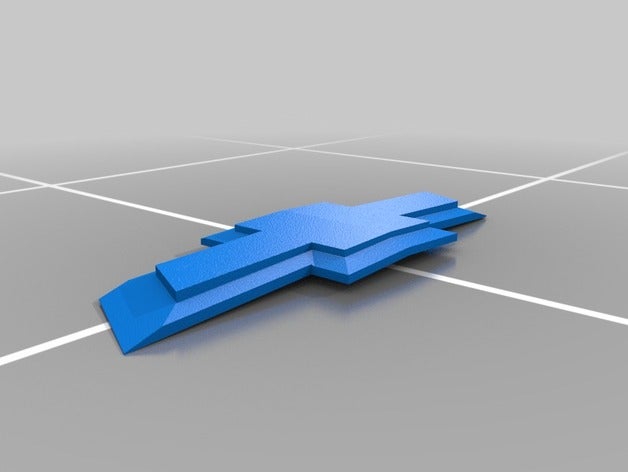 chevrolet emblem automotive 3D print model - Mito3D