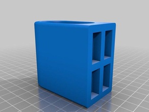tabela de pátio perna cap ao ar livre jardim 3d print model - Mito3D