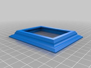 small ogee picture frame decor photo 3d print model - Mito3D