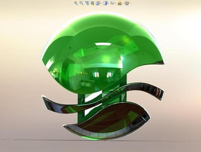 isc logo rendering in 3d del globo altri arte esperimento estrusore gioielli makeentry modello ornamento parte sketchup giocattolo utile 3d print model - Mito3D