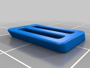 pequeño clip de la correa moda sujetador hebilla cinta 3d print model - Mito3D