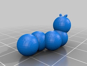 caterpillar de juguete juego accesorios 3d print model - Mito3D