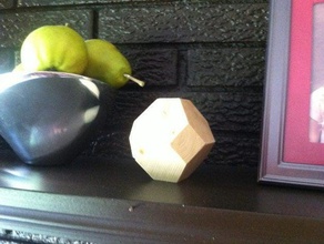 troncato octohedron per la matematica arte 3d print model - Mito3D