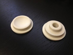 2 inch plastic pipe caps diy 3d print model - Mito3D
