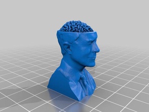 stephen colberts brain people 3d print model - Mito3D