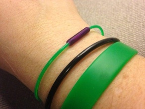 filament bracelet clasp bracelets jewelry simple 3d print model - Mito3D